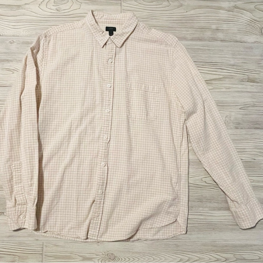 J. Crew Casual Button Down Shirt Large 🌺